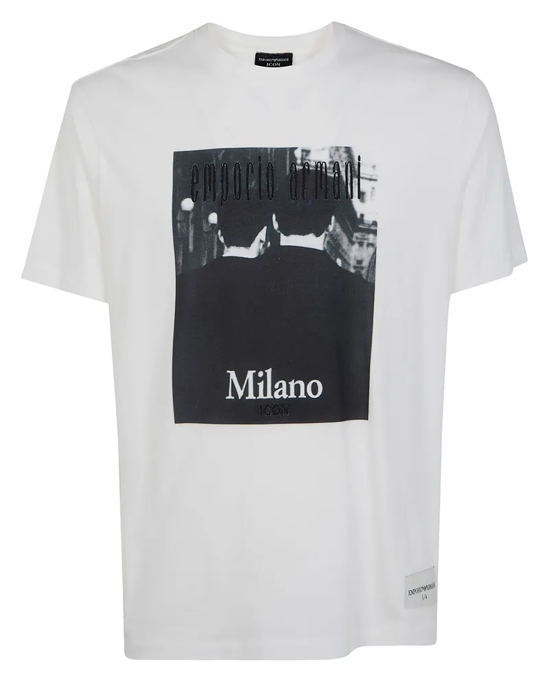 Emporio Armani T-Shirt Jersey Bianca White