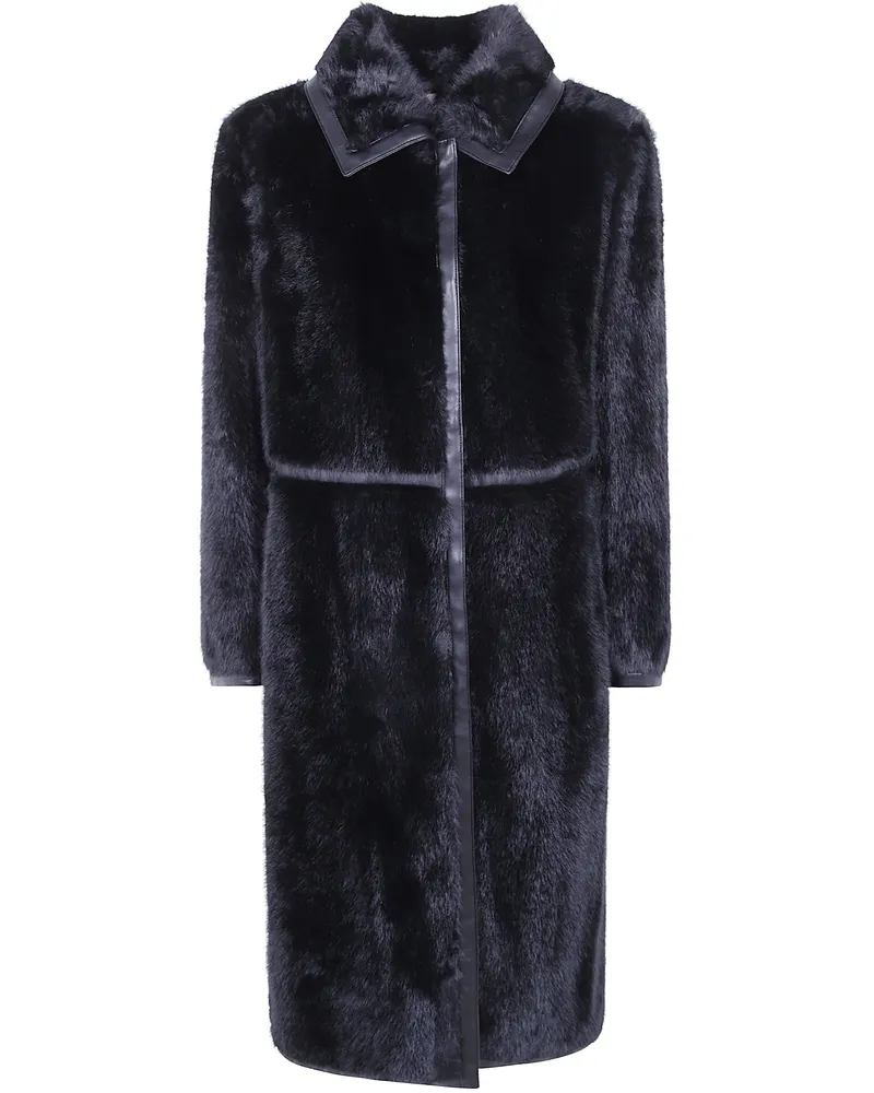 Twin-Set Single-Breasted Coat "Single Breasted Coat Black