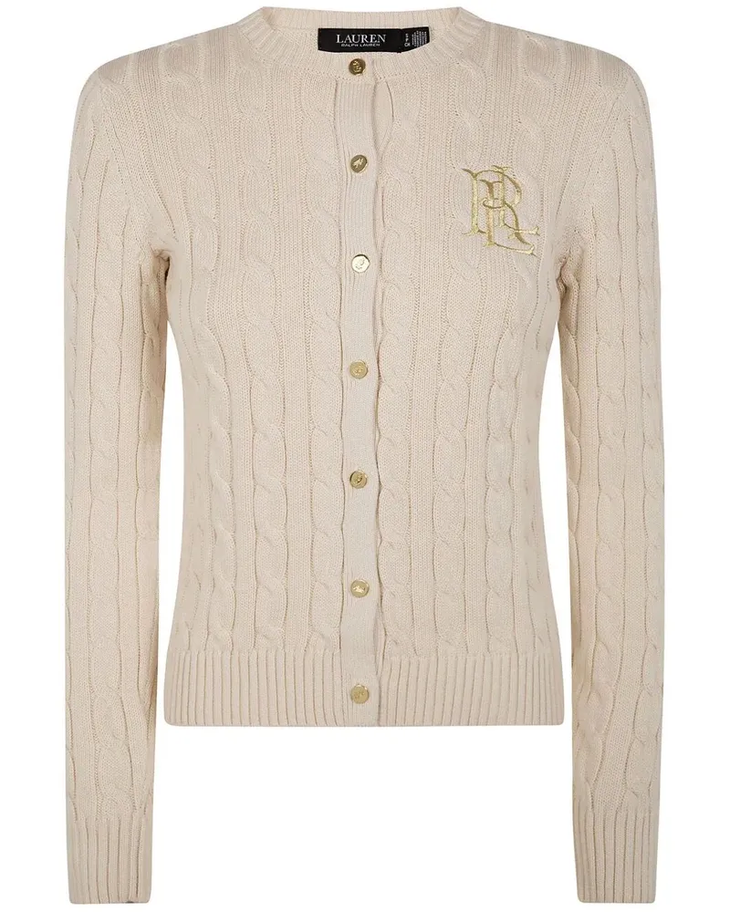 Ralph Lauren Ralhan" Long Sleeve Cardigan White