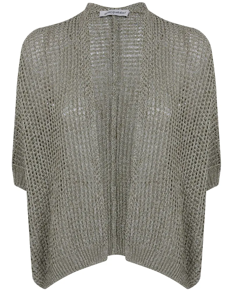 Gentryportofino Knit Jacket Green