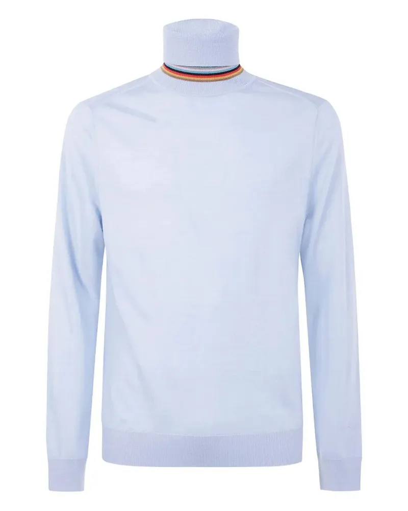 Paul Smith Mens Sweater Roll Neck Blue