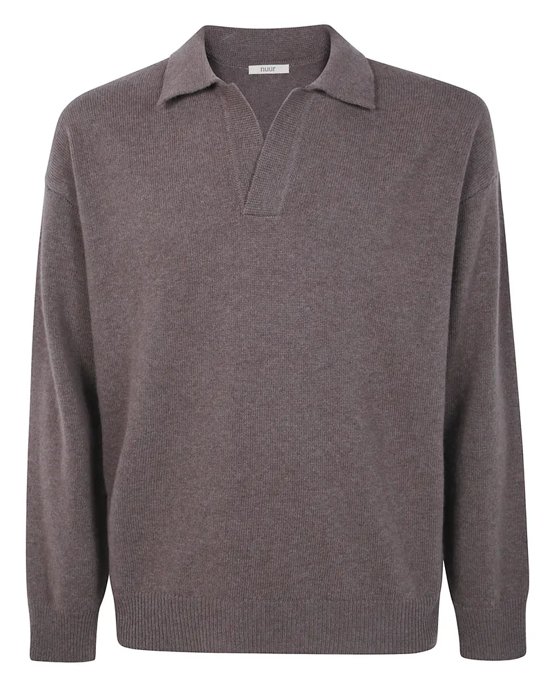 Nuur Polo Shirt Long Sleeves "Skipper Gray