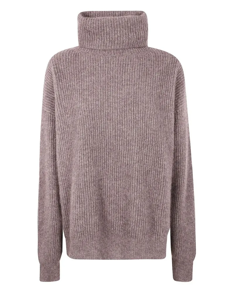 Uma Wang High Neck Sweater Brown
