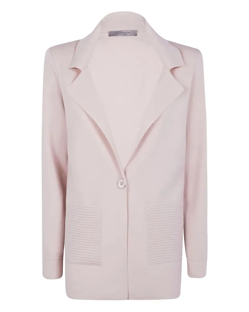 D.EXTERIOR D. EXTERIOR Merinos Comfort Singlebreasted Jacket White