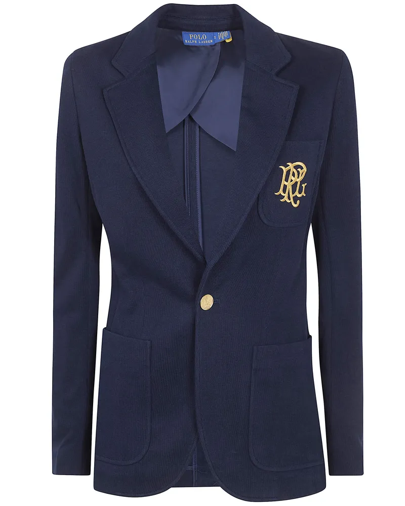 Ralph Lauren One Button Blazer Blue