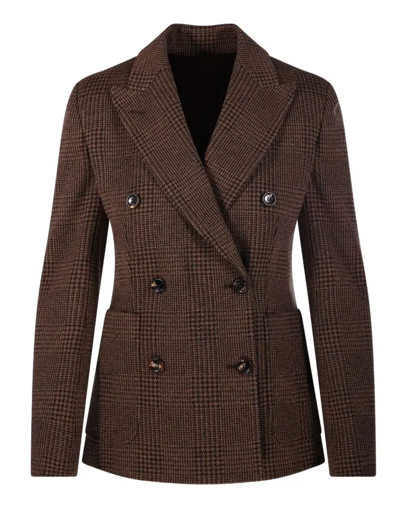 Max Mara Zulma" Jersey Jacket Brown