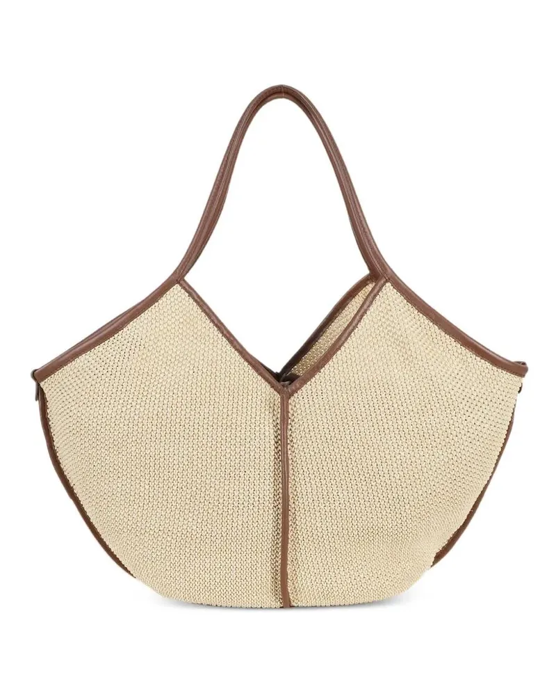 HEREU Calella' Soft Raffia Bag Beige
