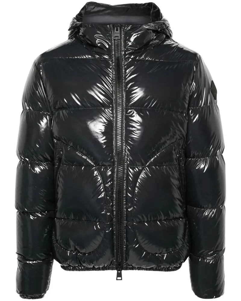 Herno Bomber Gloss" Jacket Gray