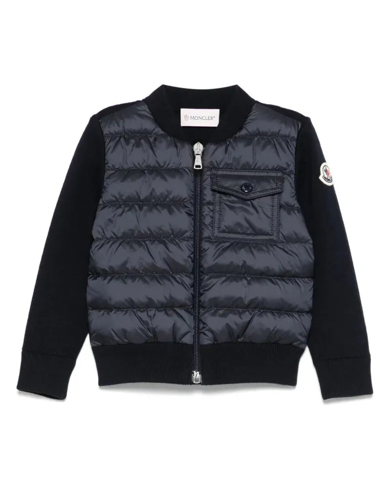 Moncler Cardigan Tricot Blue