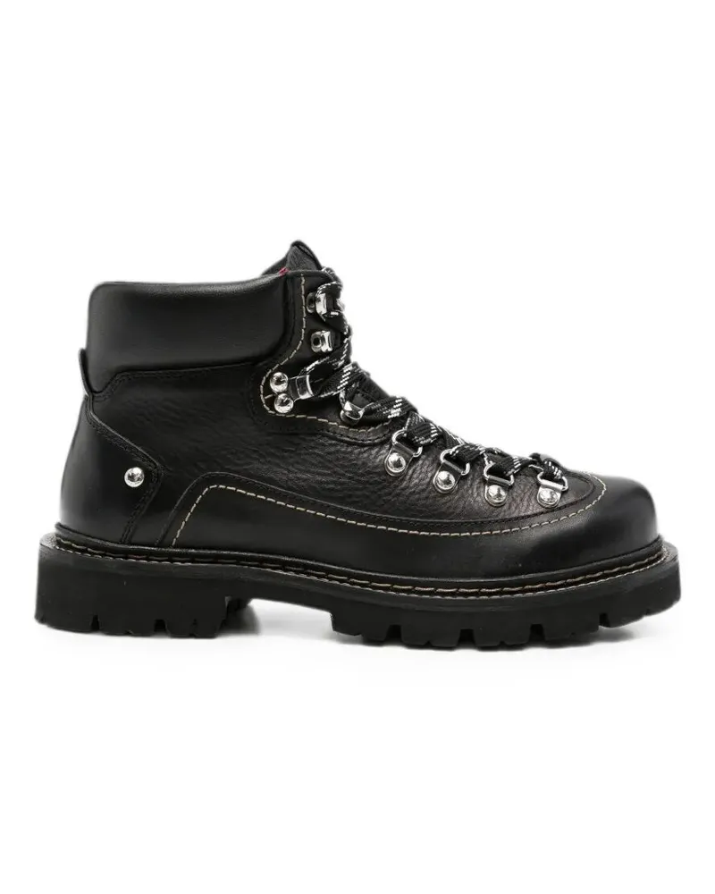Dsquared2 Boots Lace-Up "Canadian Ankle Boots Black