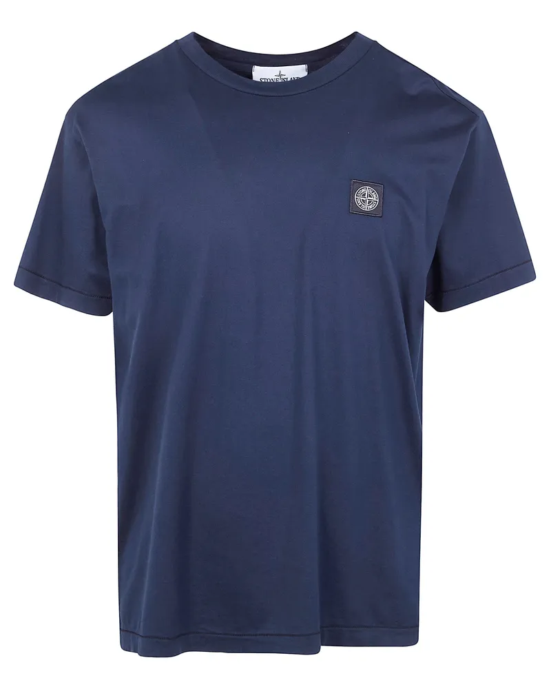 Stone Island Short Sleeves T-Shirt Blue