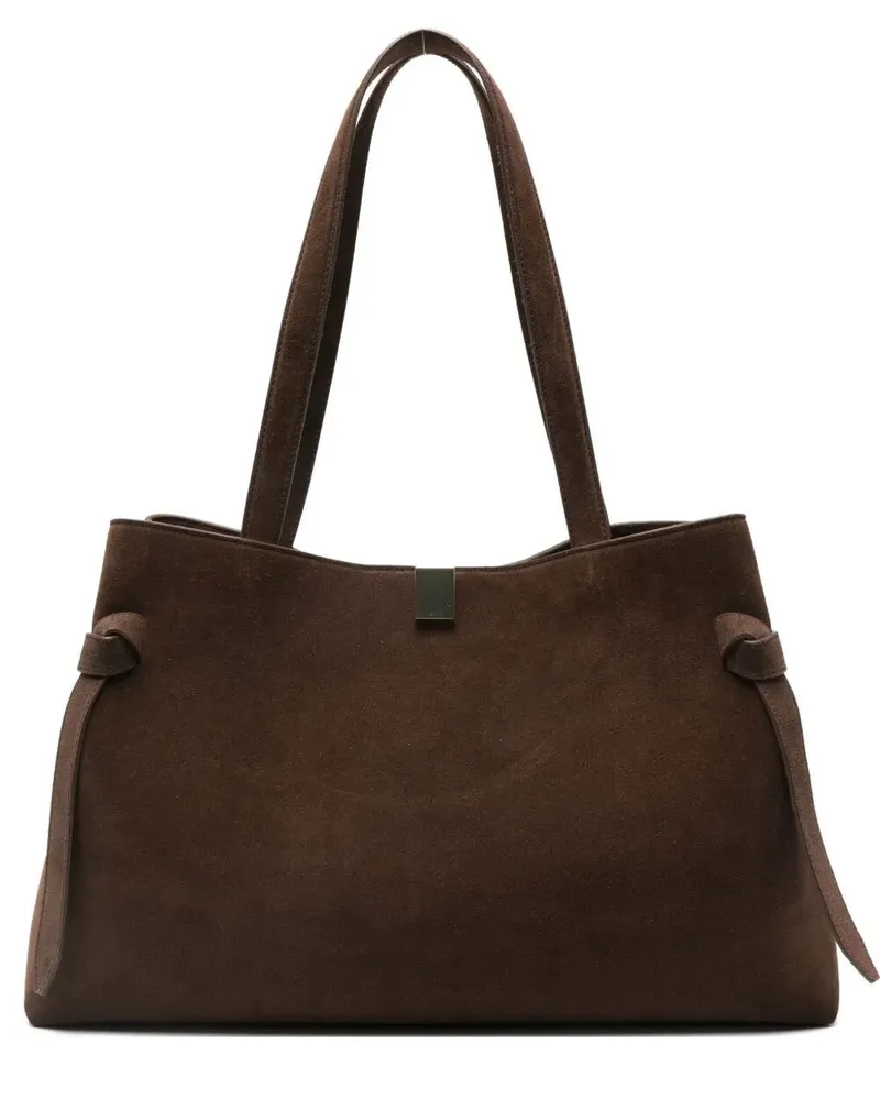 YUZEFI Gyoza" Tote Bag Brown