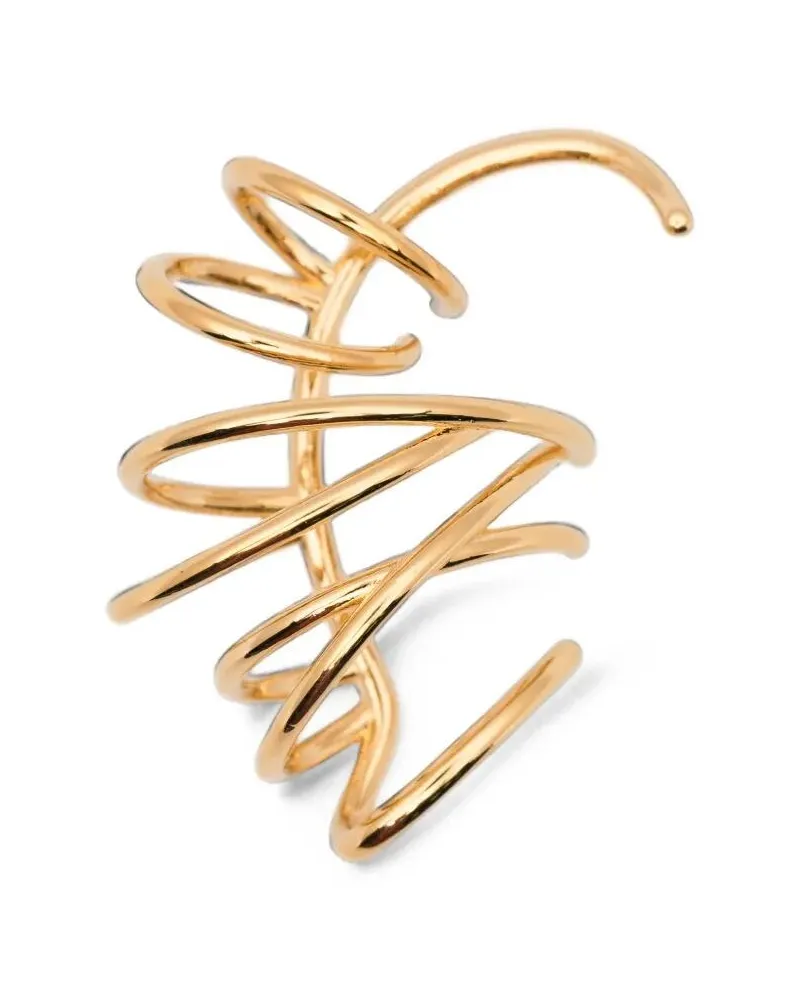 PANCONESI Earring Spiral Gold "Orbit Metallic