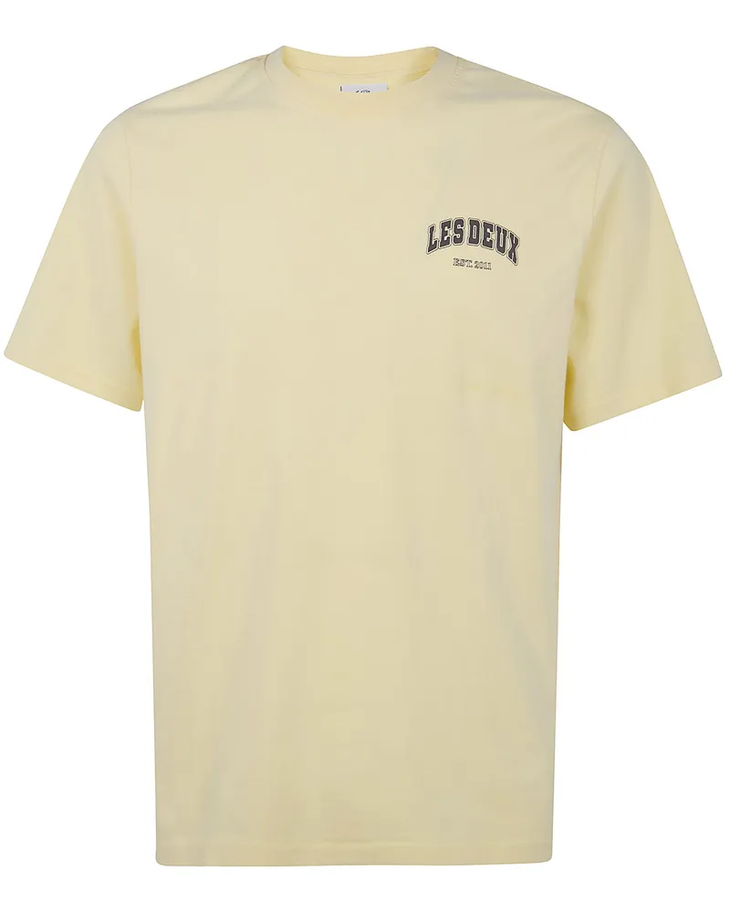LES DEUX Brady Hoop" T-Shirt Yellow
