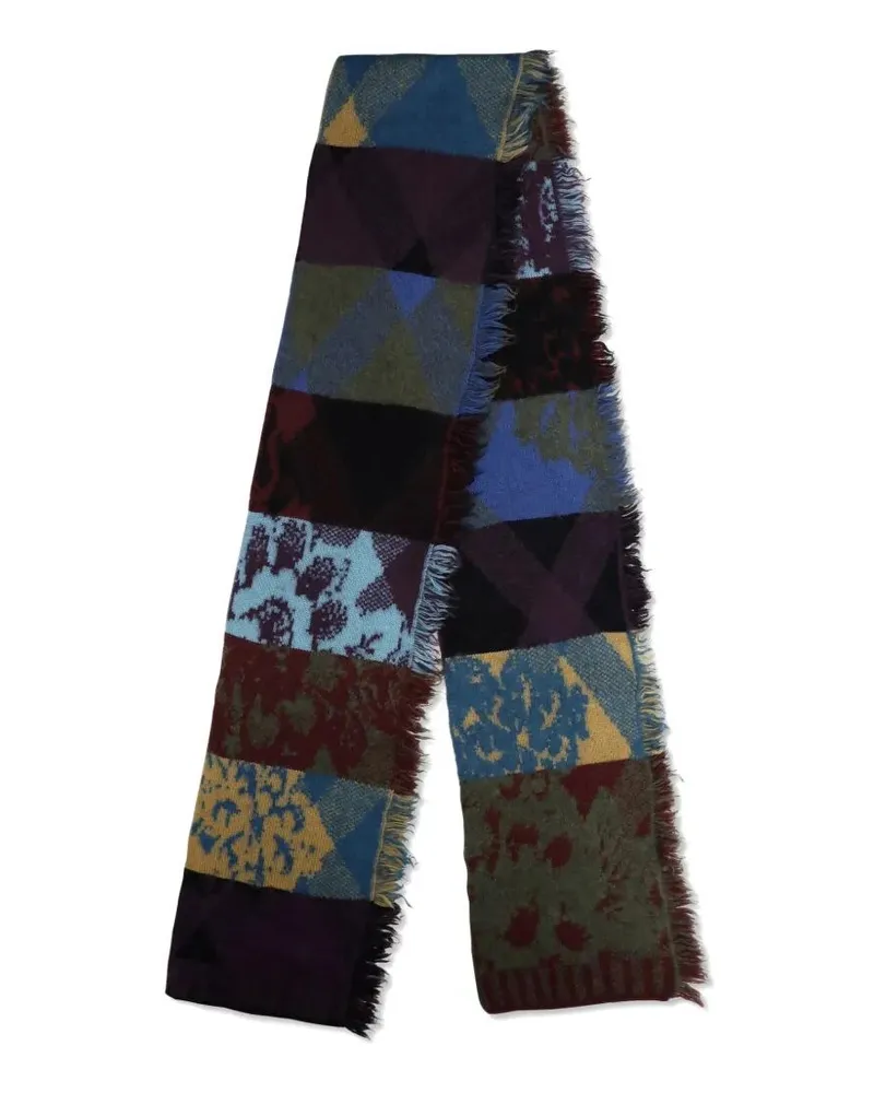 Dries van Noten Scarf Wool Blend "Mati Pink