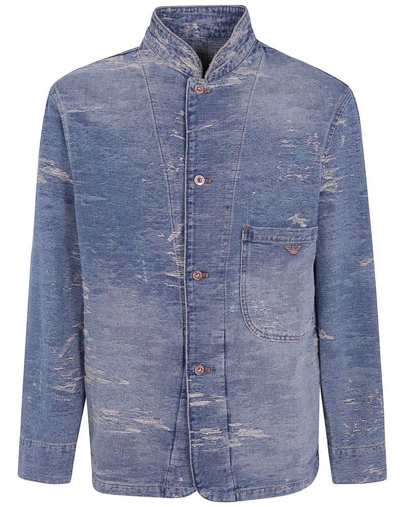 Emporio Armani Jacket Light Blue Denim "Em006536.Af27794 Blue