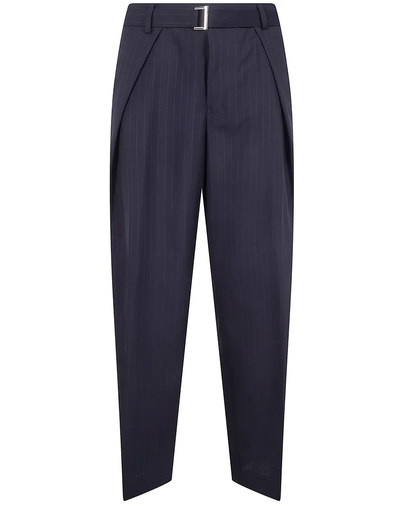 Sacai Chalk Stripe Pants Black