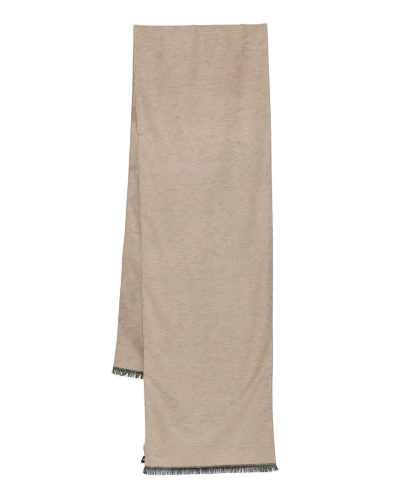 Emporio Armani Classic Tiny Scarf Brown