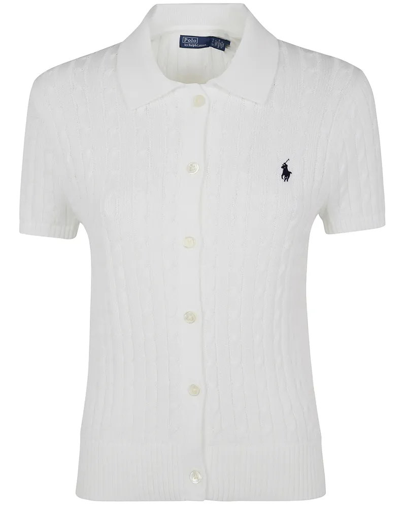Ralph Lauren Cardigan Short Sleeve White