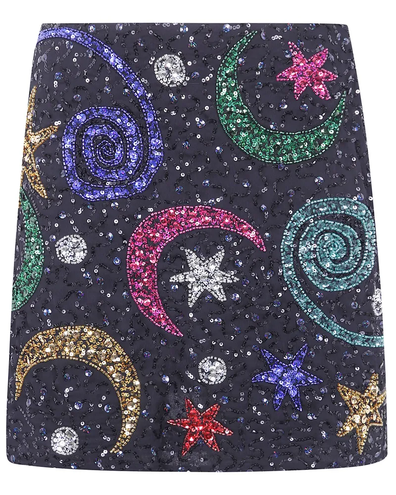RIXO Embellished Skirt "Minna Multi