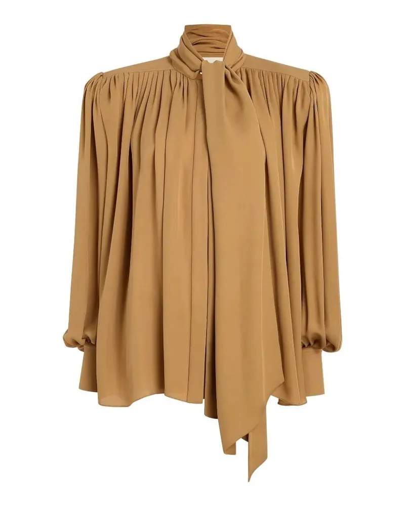 KHAITE Vali Shirt Brown