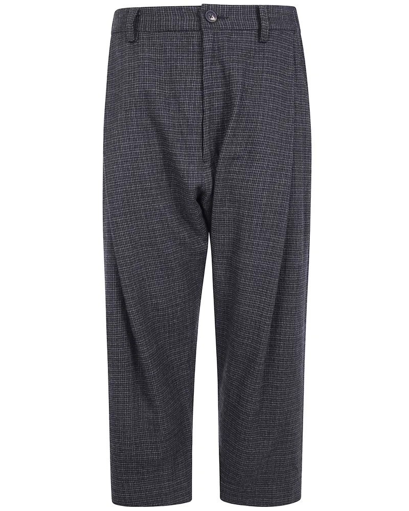 Ziggy Chen Trousers Tattersall Tapered "Tattersall Tapered Trousers Gray