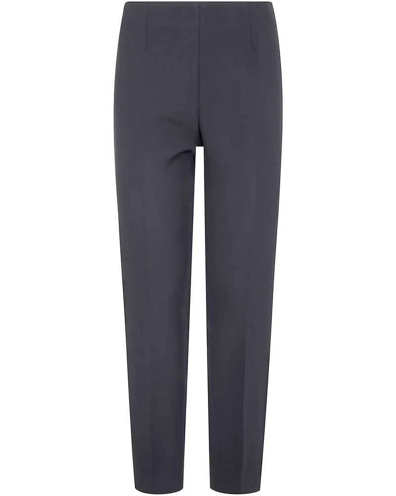 Peserico Confort Fit Side Zip Trousers Black