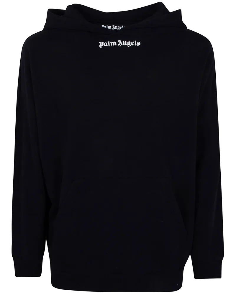 Palm Angels Classic Logo Over Hoodie Black