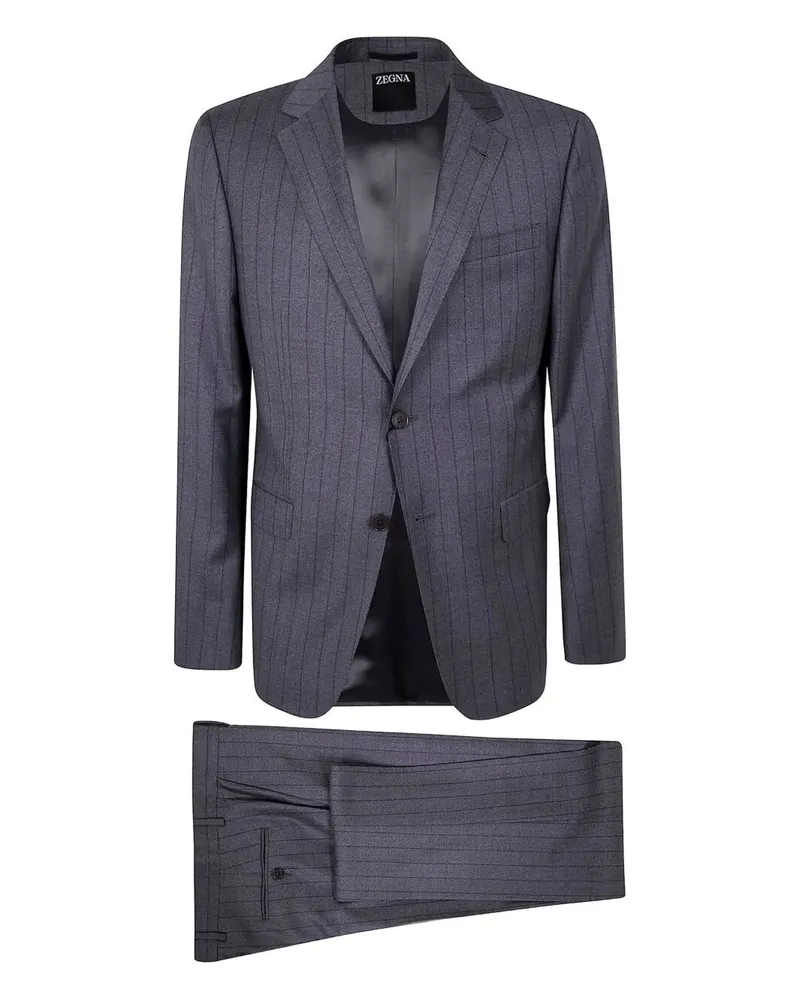 Ermenegildo Zegna Pure Wool Suit Gray