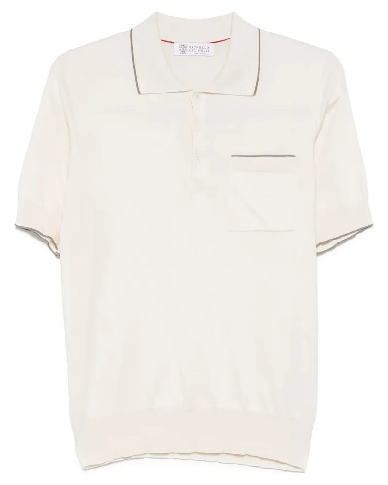 Brunello Cucinelli Polo Shirt White