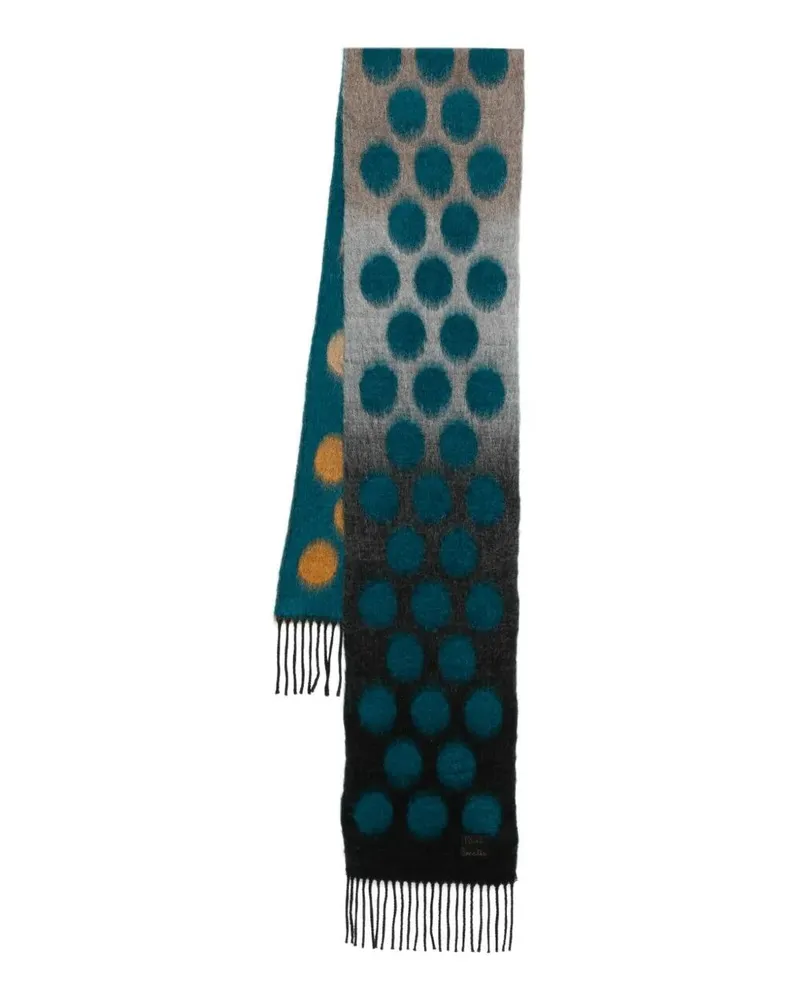 Paul Smith Men Scarf Anton Polka Black
