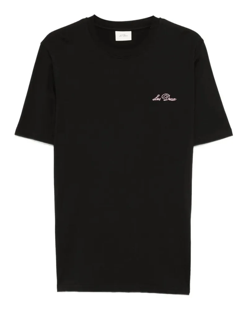 LES DEUX Wild Flower" T-Shirt Black