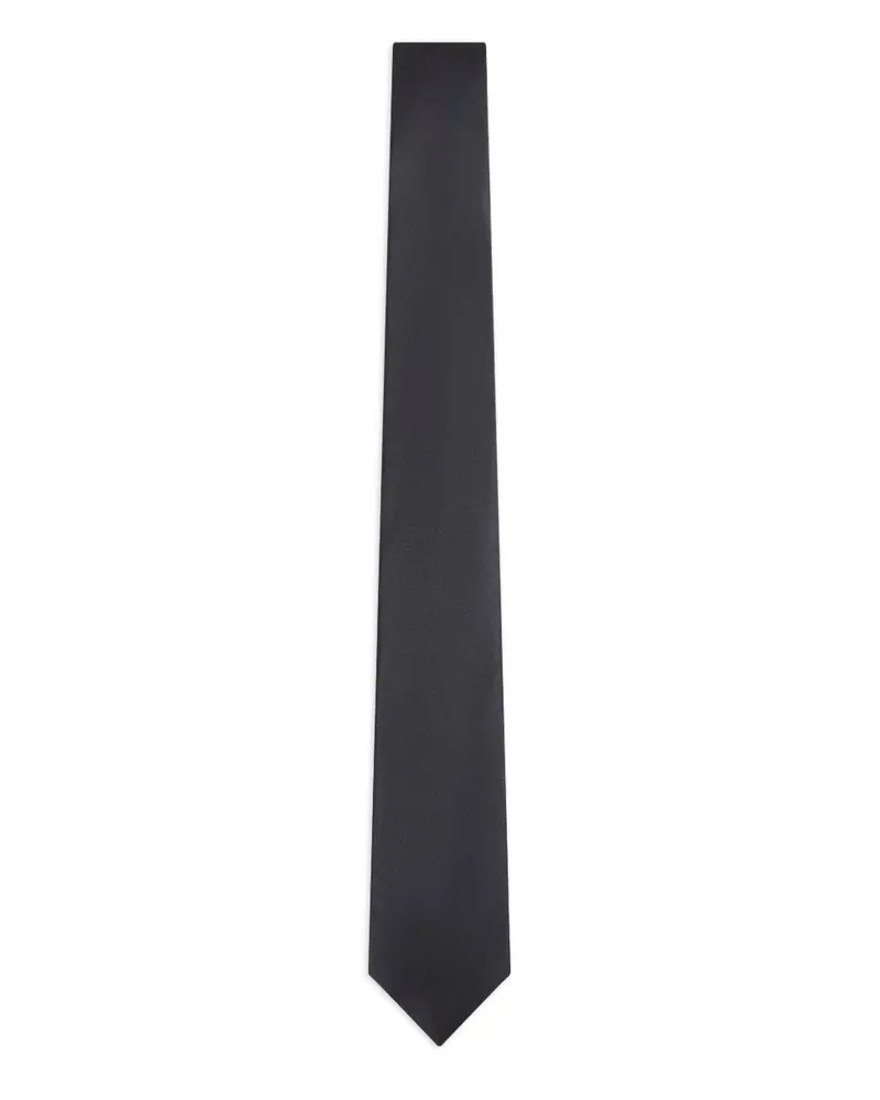 Giorgio Armani Woven Jacquard Tie Black