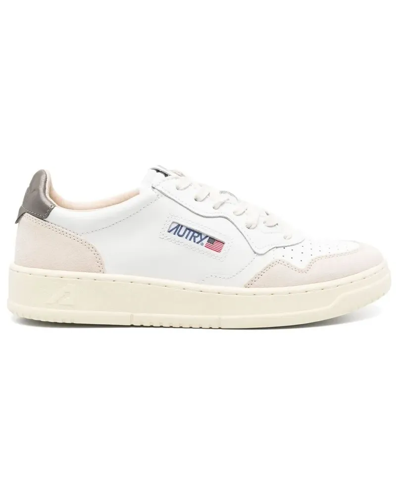 AUTRY Medalist Low" Suede Sneakers White