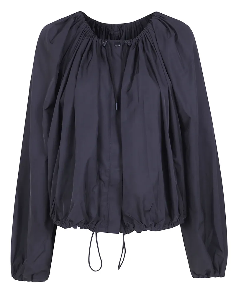 Totême Coat Gathered Parachute Coat Black