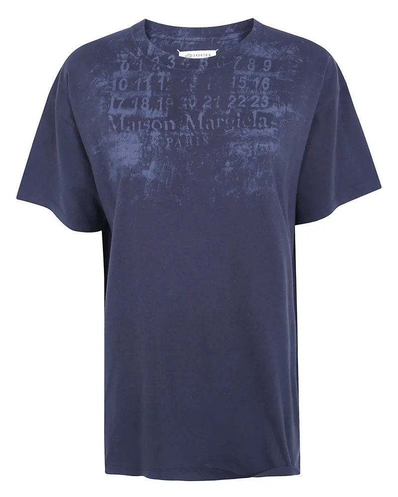 Maison Margiela T-Shirt Regular Fit "Numbers Gray