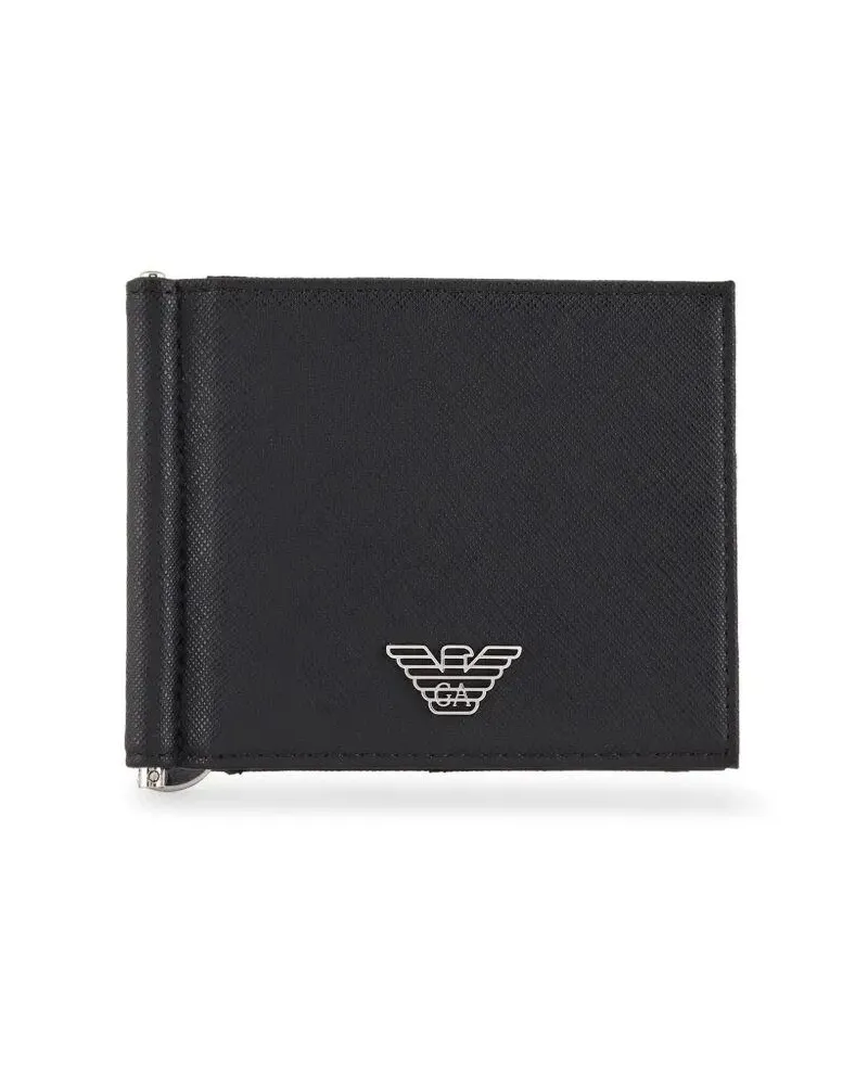 Emporio Armani Wallet Leather "Classic Black