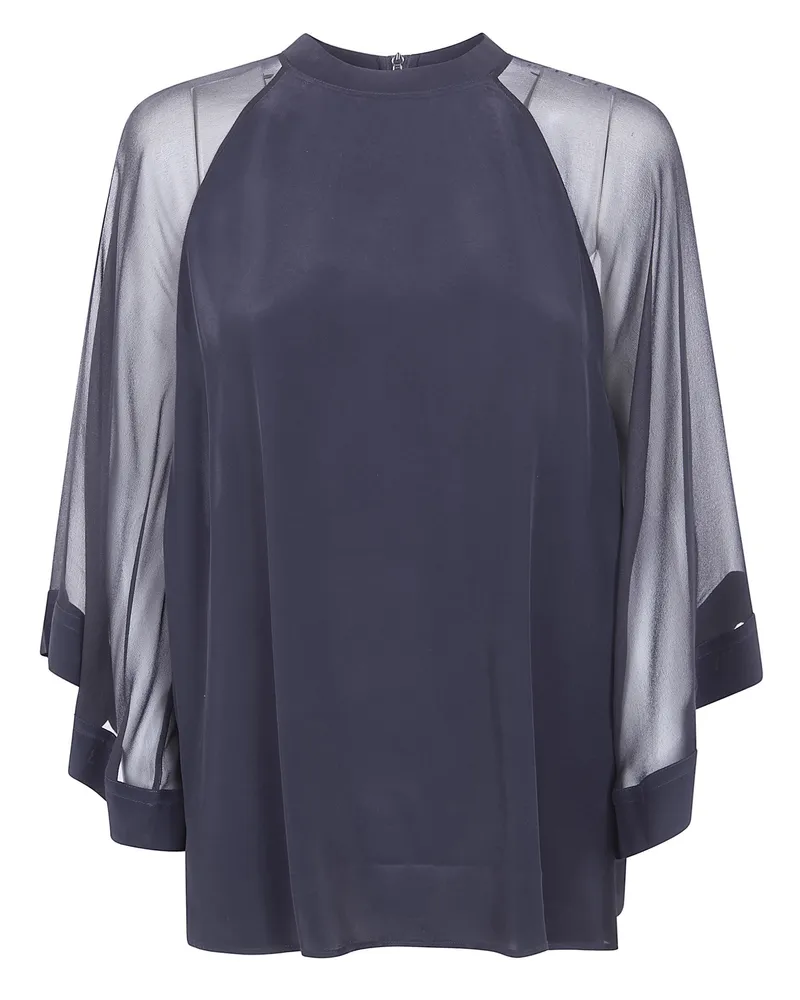 Filippa K Sheer Reglan" Blouse Black