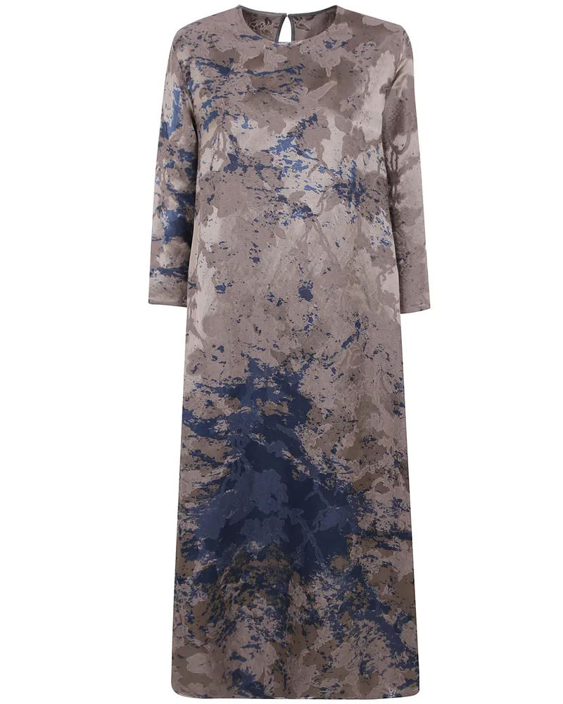 Uma Wang Dress Linen Blend "Apostte Brown