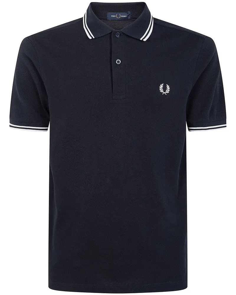 Fred Perry T-Shirt Polo Tipped "Fred Perry Blue