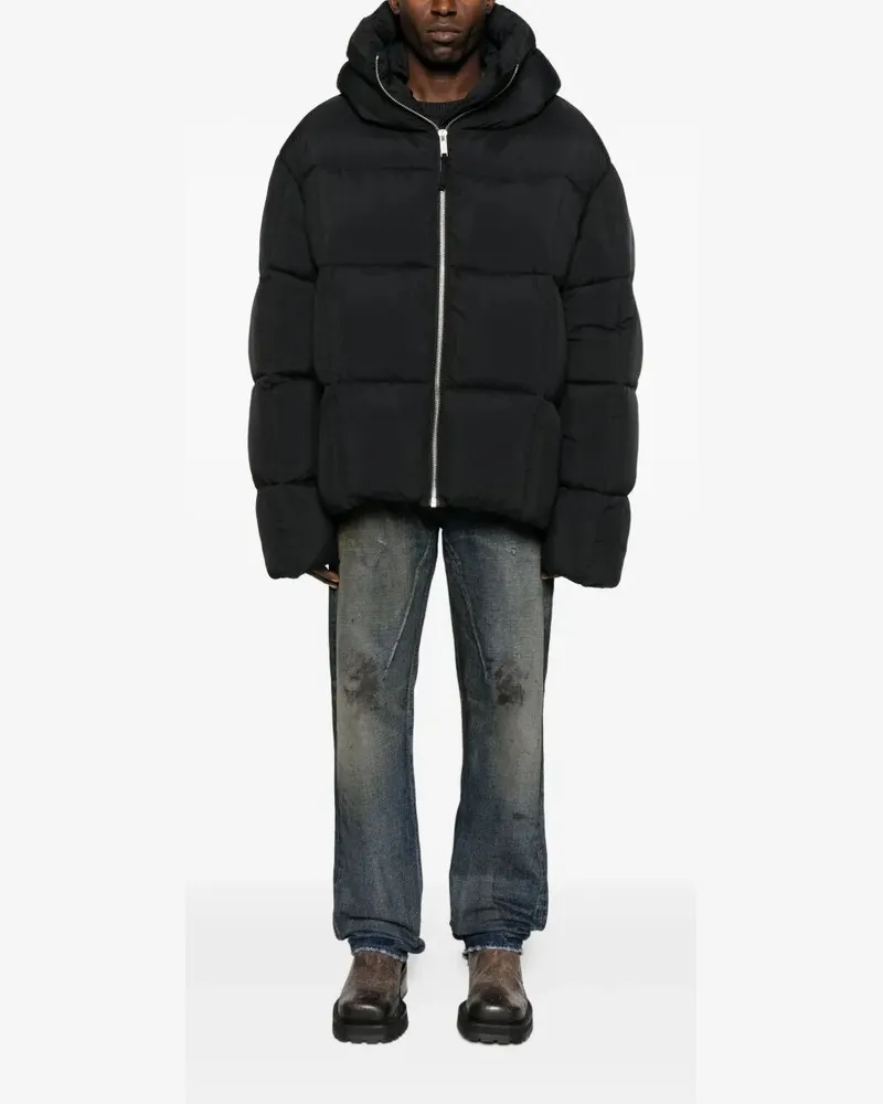 THOM KROM Hooded Men Jacket Black