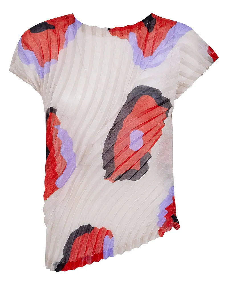 Issey Miyake Verve" Volume Top Beige