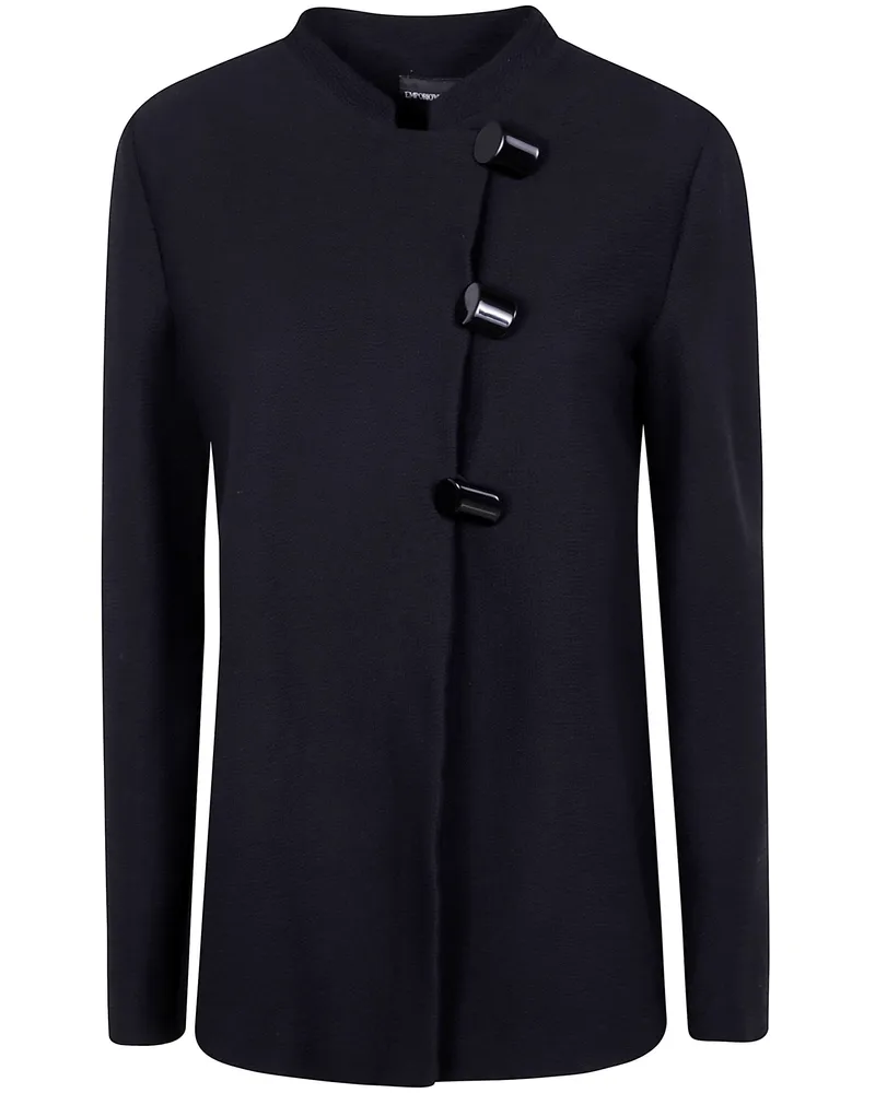 Emporio Armani Guro Collar Jacket Black