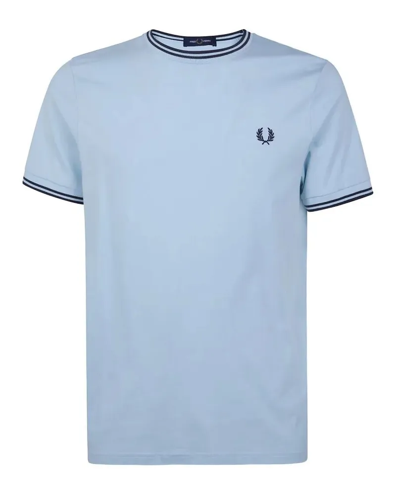 Fred Perry Fred Perry" Twin Tipped T-Shirt Blue