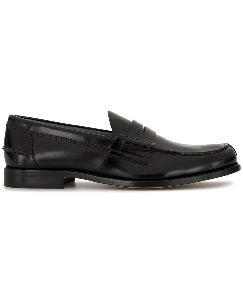 TOD'S Leather Classic Loafer Black