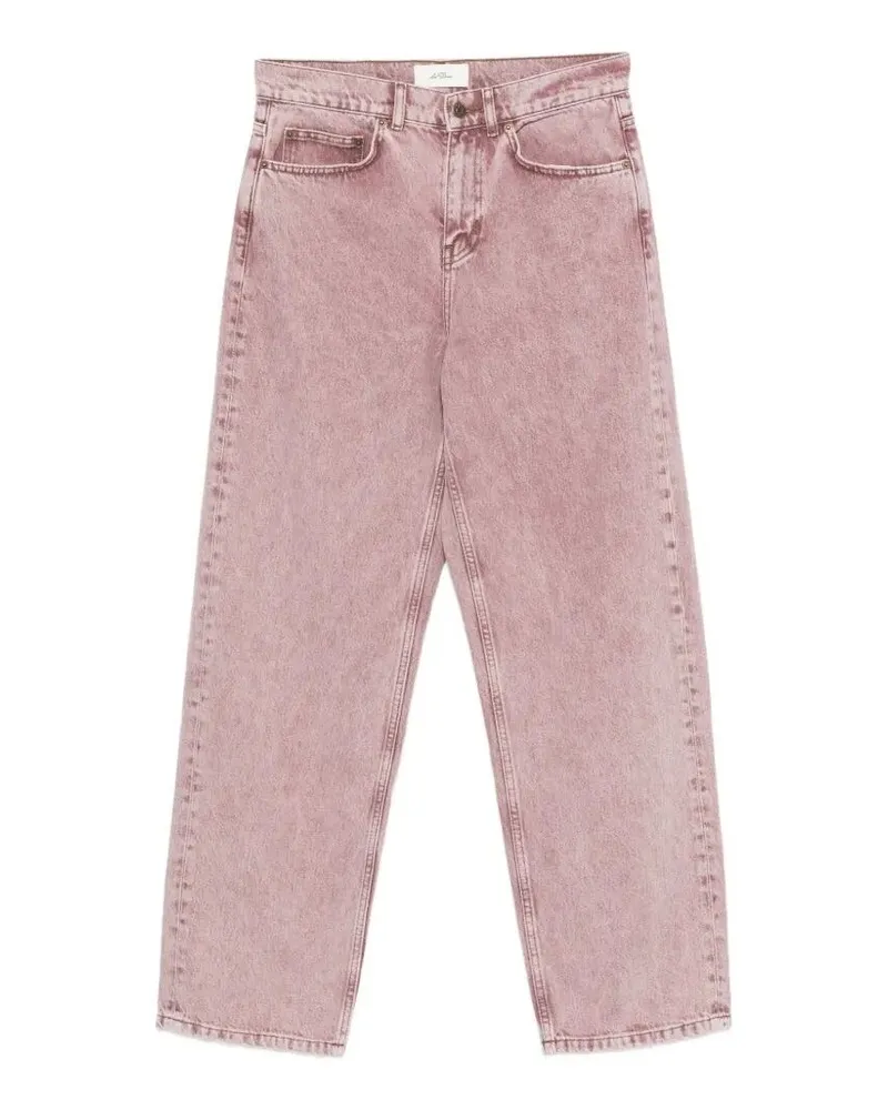 LES DEUX Roi" Light Pink Denim Jeans Pink