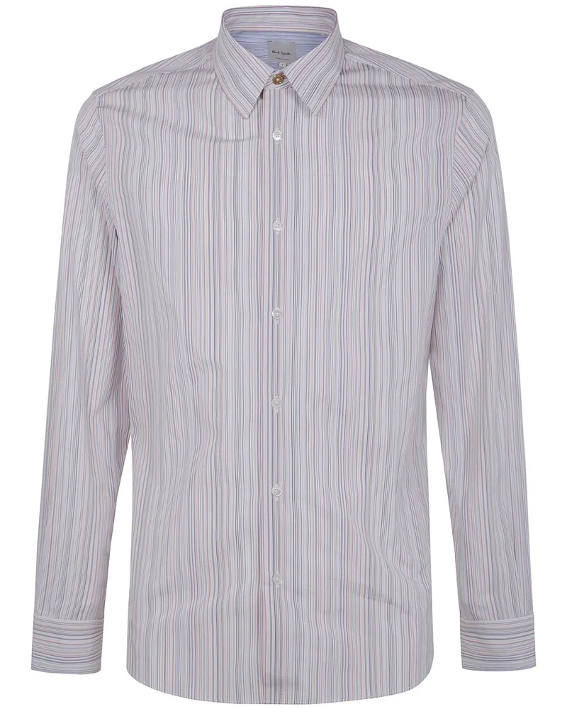 Paul Smith Mens Sc Slim Fit Shirt By Paul Smith White
