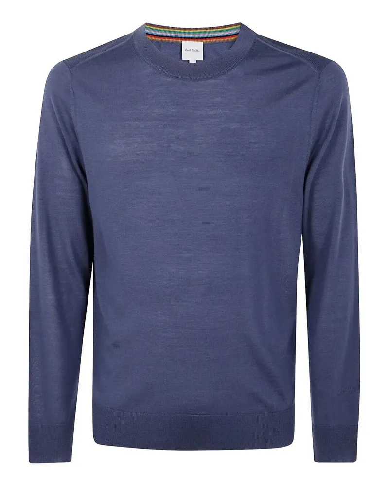 Paul Smith Mens Sweater Crew Neck Blue