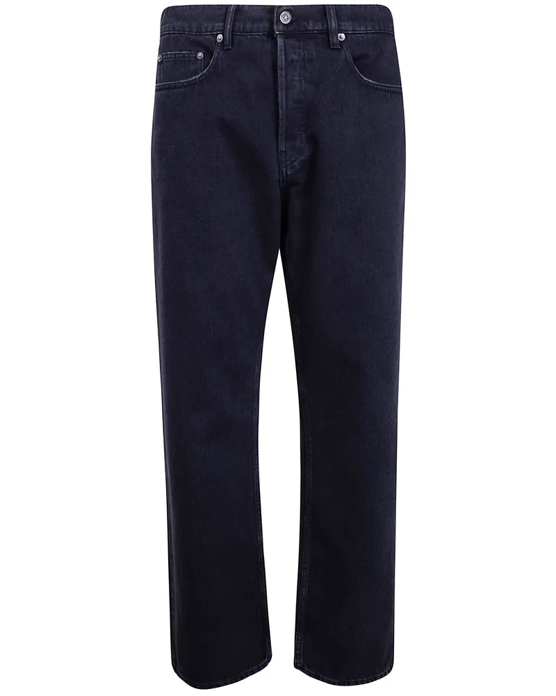 Golden Goose Golden M`S Pant Skate Loose Black One Wash Lived Black