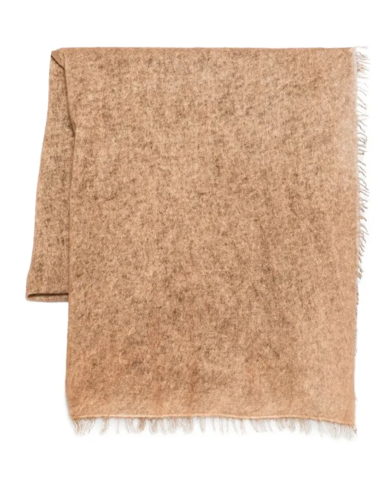 Avant Toi Bicolor Cashmere Scarf 185X90cm Brown